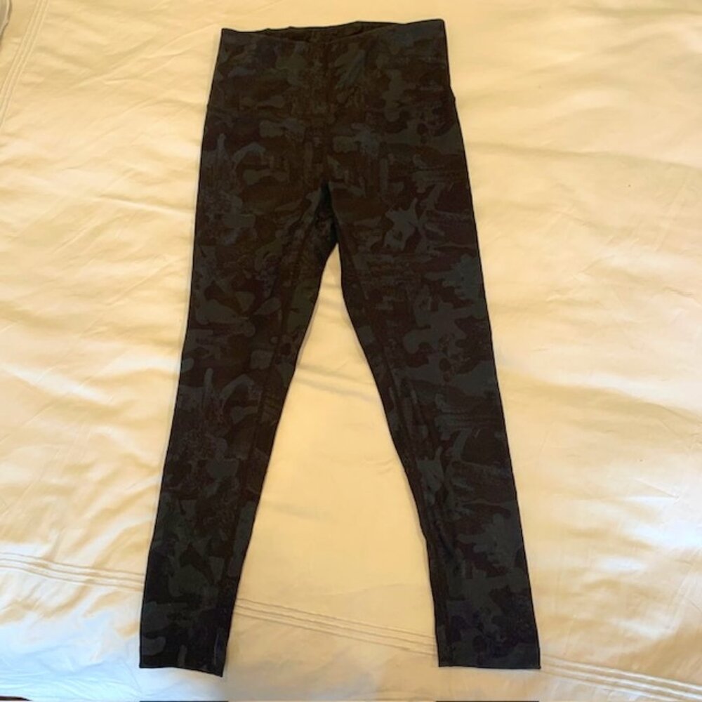 Zella women's tights, size Medium; high waisted, 7/8 length